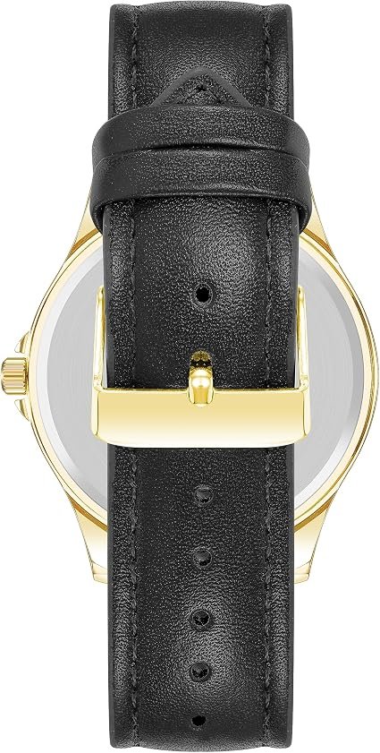 Essentials Men's Easy to Read 42mm Leather Band Analog Watch - Image 3